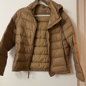 Abercrombie & Fitch Tan Puffer Jacket